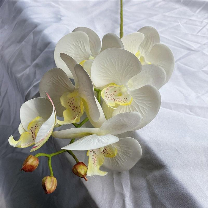 Elegant Artificial Orchid Branch - Timeless Home Decor Piece