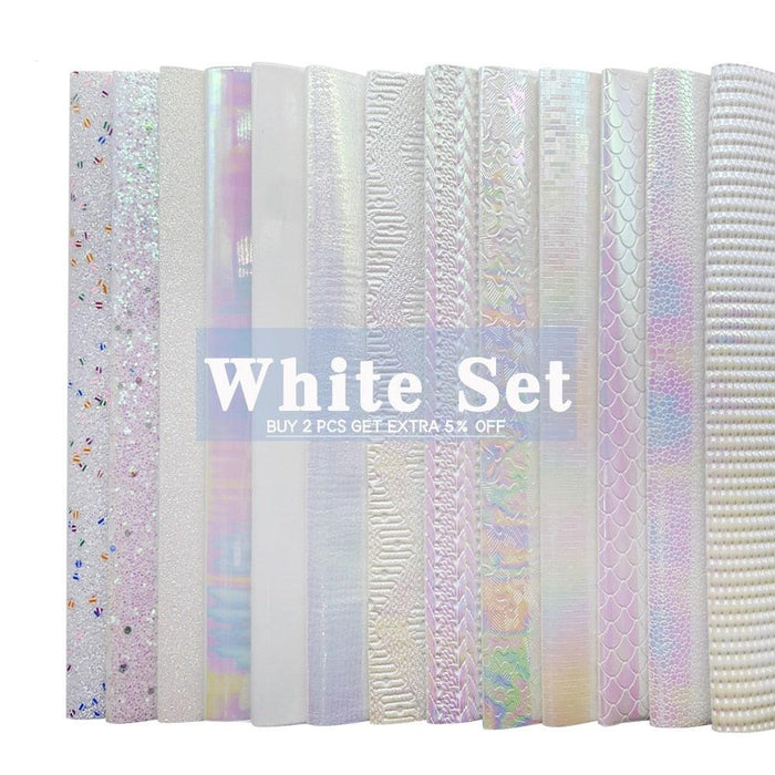 Mermaid Glitter Cotton Fabric Set - Unleash Your DIY Magic