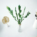 Timeless Elegance: Pack of 5 Preserved Orange Leaf Stems - Natural Floral Decor for Any Occasion