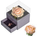 Timeless Elegance: Preserved Rose Jewelry Box Gift Set with Complimentary Necklace