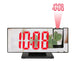 LED Mirror Screen Clock with Temperature Display and Projection - Multifunctional Alarm Clock