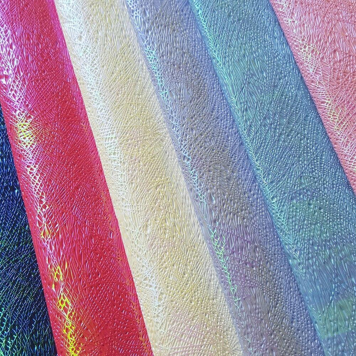 Colorful 3D Faux Leather Craft Sheets for Unique DIY Creations