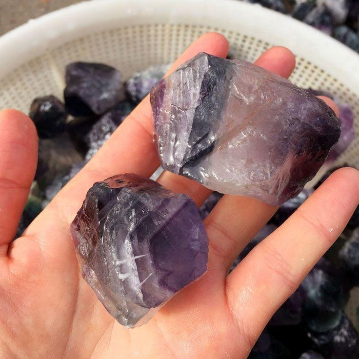 Natural Fluorite Crystal: Healing, Feng Shui, and Aquarium Enhancement - Unique Mineral Specimen for Positive Energy and Tranquility