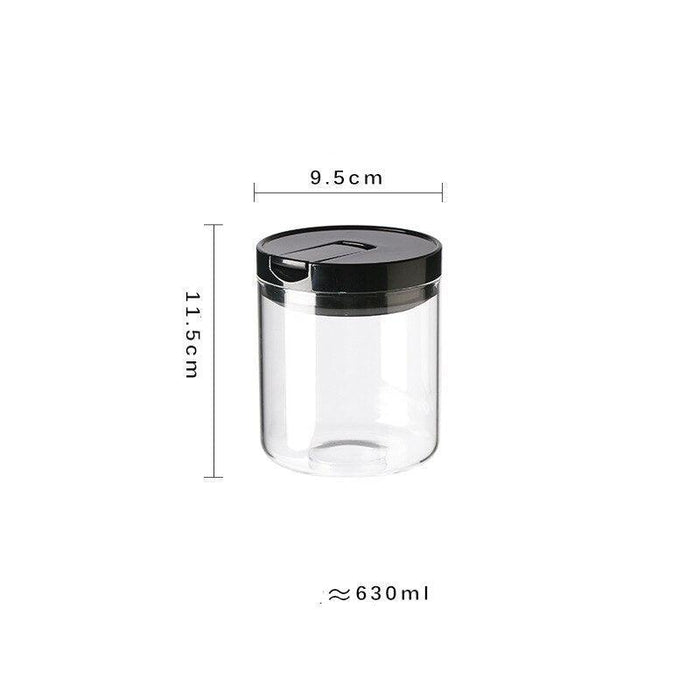 Glass Grain Storage Container with Moisture-Resistant Seal