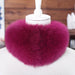 Elegant Fox Fur Ring Scarf with Magnetic Closure - Luxury Winter Accessory for Women