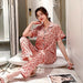 Luxurious Leopard Print Satin Pajama Set for Women - Indulge in Comfort and Style