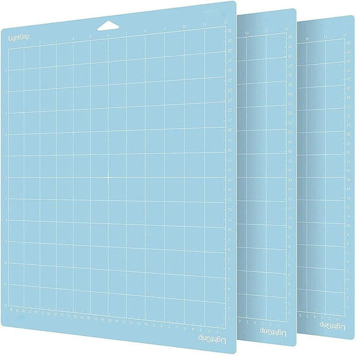 Enhance Your Crafting Experience with the Vibrant 3-Piece Adhesive Cutting Mat Set for Cricut/Cameo 4