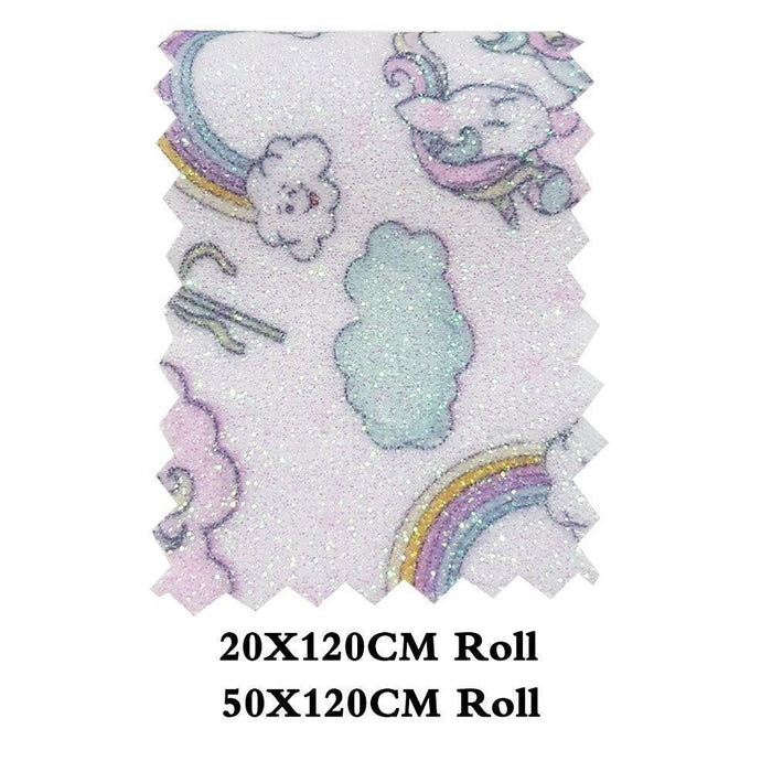 Enchanting Unicorn Sparkle Fabric Roll: Transform Your DIY Crafts and Home Decor