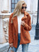 Chic Oversized Plush Faux Fur Teddy Coat - Women's Essential Outerwear