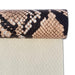 Exotic Python Pattern Vegan Leather Roll for Creative Handmade Accessories