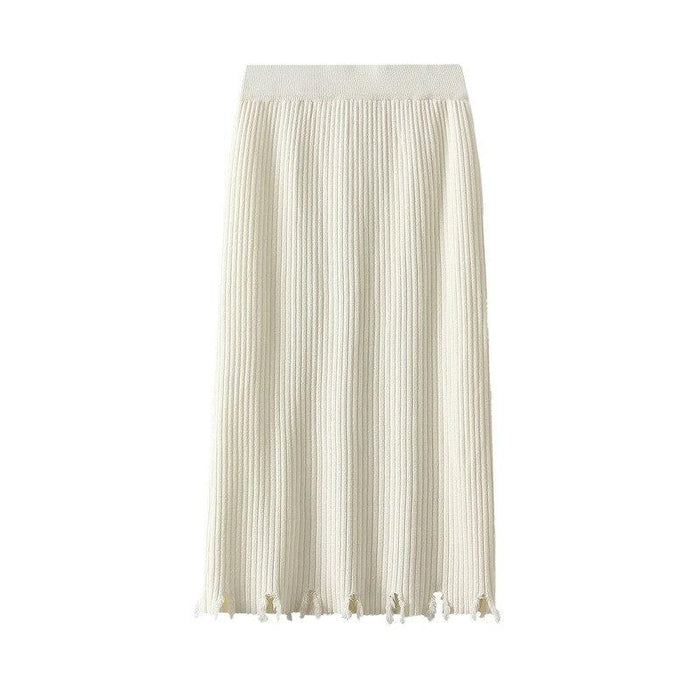 Cozy Chic Tassel Knit Skirt: A Must-Have for Winter Elegance