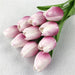 Elegant Set of 10 Real Touch Artificial Tulip Flowers
