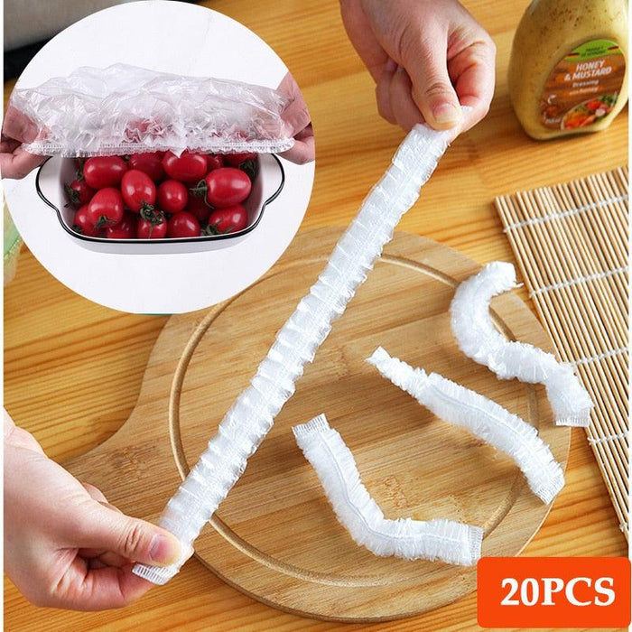 Ultimate 100-Pack Elastic Food Covers for Maximum Freshness Protection