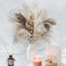 Natural Elegance: 80-Piece Dried Pampas Grass Arrangement for Effortless Home Styling