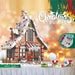 Christmas Gingerbread House Building Blocks Set with Santa Claus