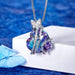 Amethyst Butterfly Heart Necklace: A Gleaming Token of Love and Joy