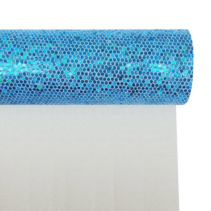 Golden Glamour Checkered Glitter Fabric Roll - Spark Your Creative Vision