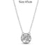 Elegant Customizable 925 Silver O Pendant Necklace for Women - Essential Minimalist Accessory