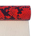 Exotic Python Pattern Vegan Leather Roll for Creative Handmade Accessories