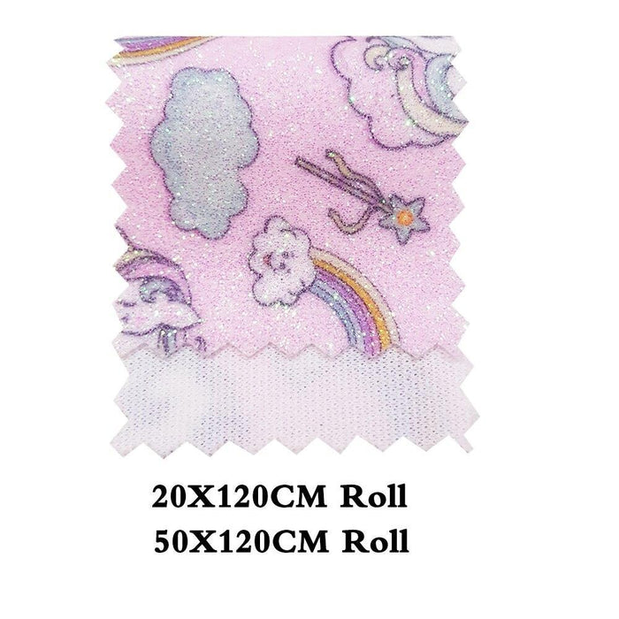 Enchanting Unicorn Sparkle Fabric Roll: Transform Your DIY Crafts and Home Decor