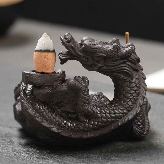 Enchanted Dragon Backflow Incense Burner - Transform Your Space into a Serene Haven