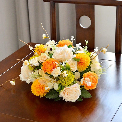 Circular Blossom Table Centerpiece for Special Occasions