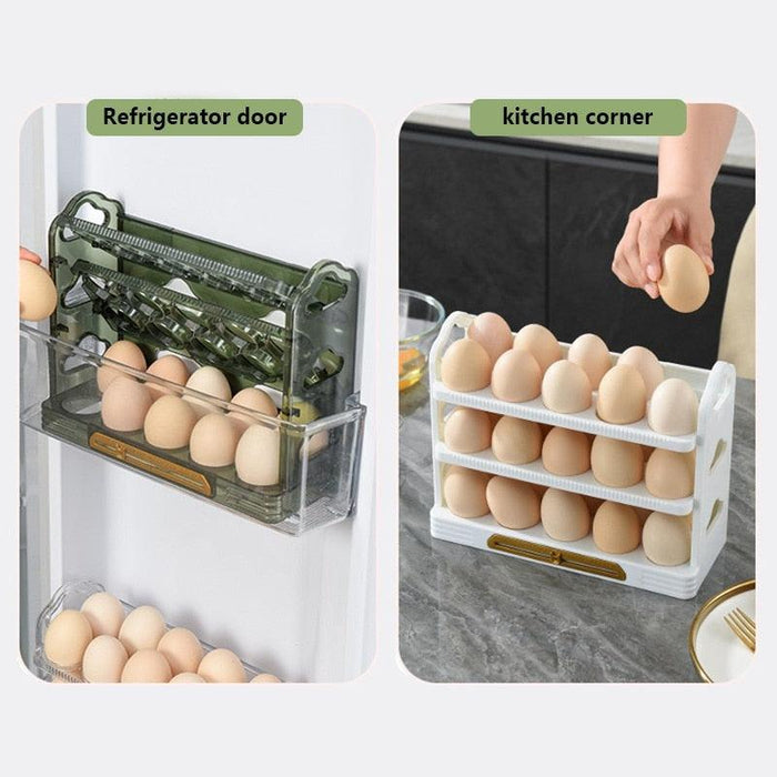 Egg Organizer with Fresh Storage Solution