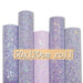 Sparkling Purple Chunky Glitter Fabric Roll - Must-Have for Creative DIY Projects