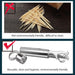 Elbow-Shaped Stainless Steel Toothpicks - Ultimate Travel Oral Care Tool