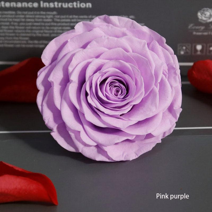 Timeless Grace: Luxurious Preserved Rose Head for Lasting Splendor