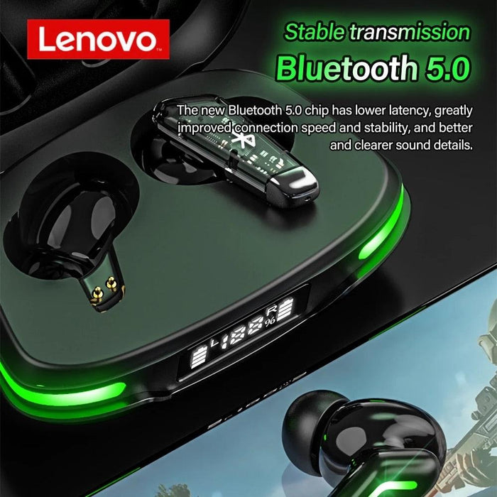 Lenovo GM3 Wireless Gaming Headphones with Low Latency TWS Technology and Advanced Noise-Cancellation