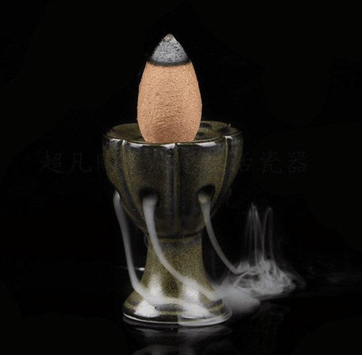 Dragon Harmony Backflow Incense Burner for Zen Spaces in Home & Office