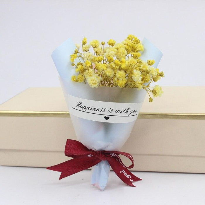 Delicate Preserved Baby's Breath Posy | Elegant Home Decor Accent