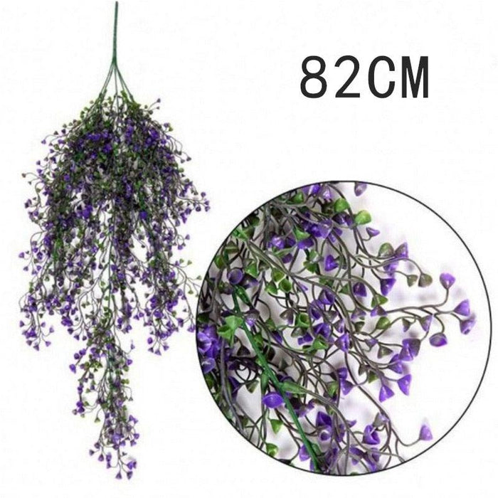 Lifelike Hanging Floral Arrangement for Home and Garden Decor