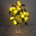 Rosy Glow: LED Rose Tree Lights with Artificial Roses (55CM Tabletop Decor)