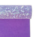 Sparkling Purple Chunky Glitter Fabric Roll - Must-Have for Creative DIY Projects