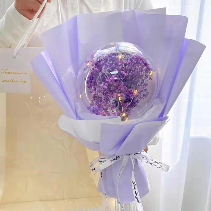 Exquisite Xingdailu Doll Collection Dried Gypsophila Bouquet