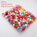 Colorful Spandex Pompom Craft Kit for Creative Projects