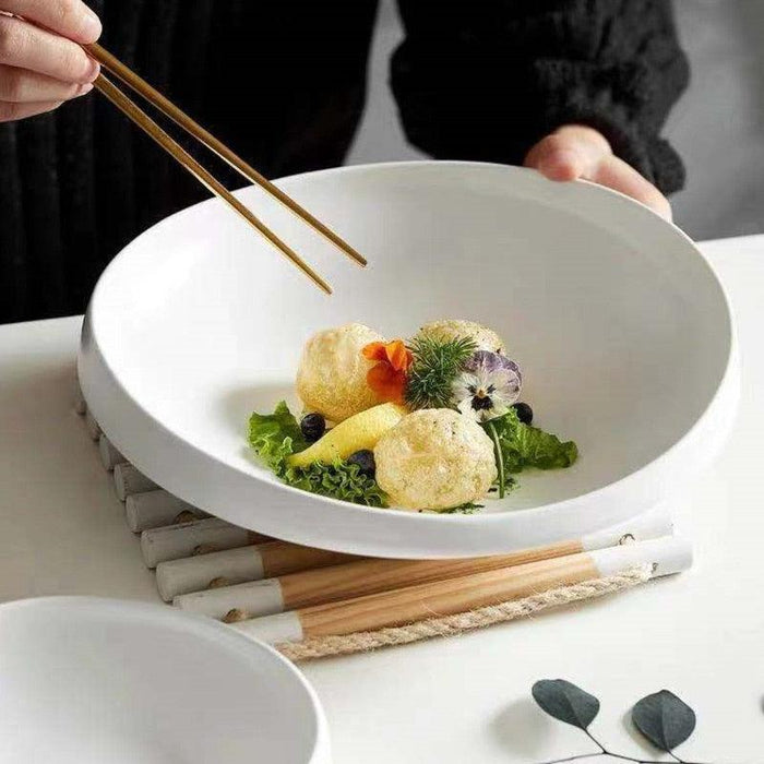 Creative Nesting Ceramic Dish Set for Elegant Dining