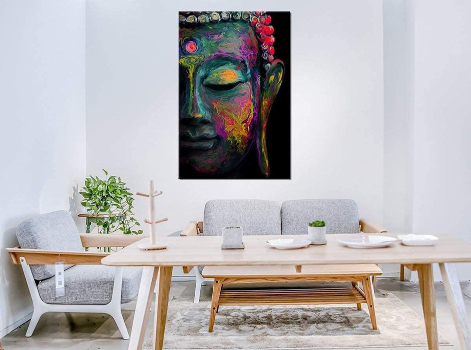 Zen Buddha Tranquility Wall Art Print for Harmonious Home Vibe