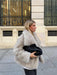 Elegant Creamy White Fur Jacket: The Ultimate Winter Fashion Statement