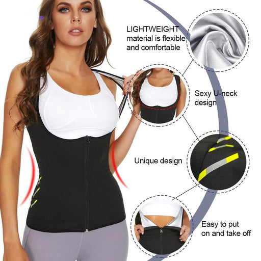 Women’s Sculpting Sauna Compression Workout Top