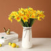 Silk Narcissus Flower Bouquet: Timeless Elegance for Refined Interiors