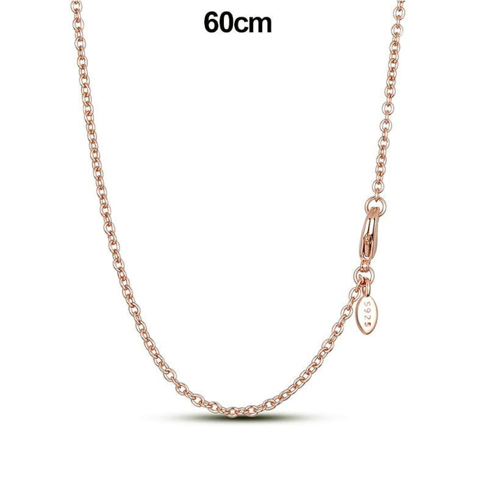 925 Silver Sleek O Charm Pendant - Stylish Jewelry Gift for Women