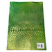 Holographic Snake Skin Embossed PU Leather Crafting Fabric Sheet