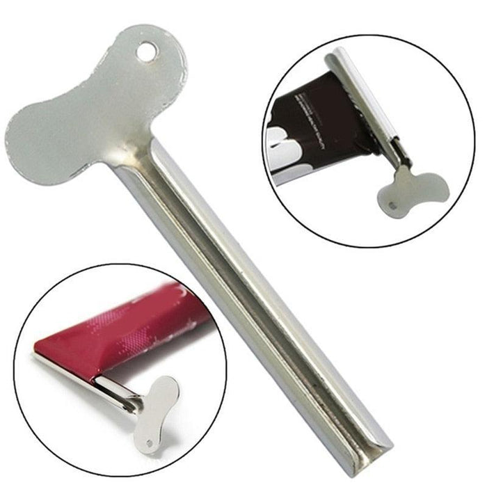 Innovative Stainless Steel Toothpaste Squeezer Duo