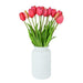 Elegant Tulip Blossom Collection - Set of 5 Realistic Flowers for Wedding and Home Decor