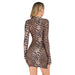 Leopard Print Sheath Dress - Elegant Autumn Essentials