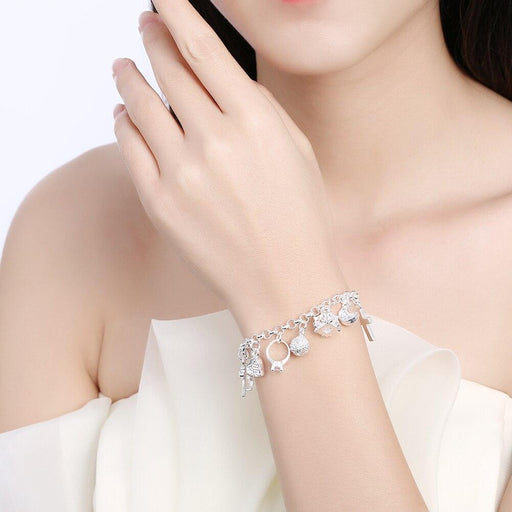 Celestial Splendor Set - Premium 925 Sterling Silver Crystal Bracelets & Necklace