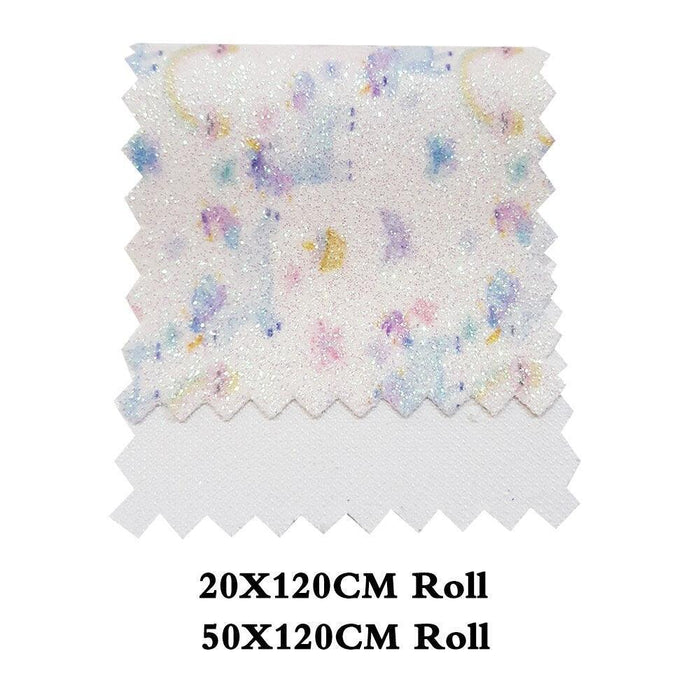 Enchanted Unicorn & Butterfly Faux Leather Craft Roll for Customized Hair Accessories